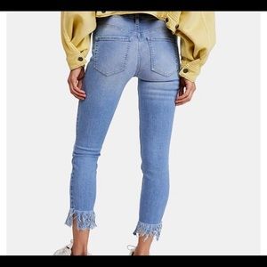 Frayed bottom Free People Jeans